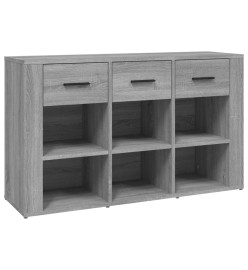 Buffet Sonoma gris 100x30x59,5 cm Bois d'ingénierie