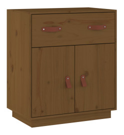 Buffet Marron miel 65,5x40x75 cm Bois massif de pin