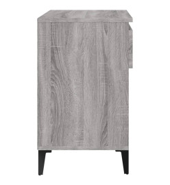 Armoire à chaussures Sonoma gris 70x36x60 cm Bois d'ingénierie