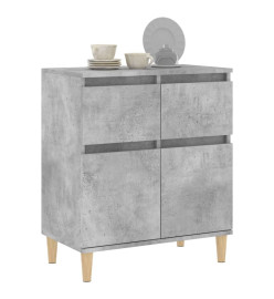 Buffet Gris béton 60x35x70 cm Bois d'ingénierie