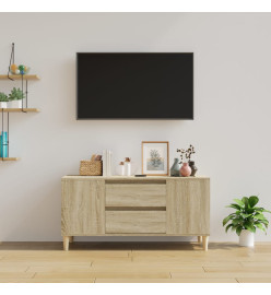 Meuble TV Chêne sonoma 102x44,5x50 cm Bois d'ingénierie