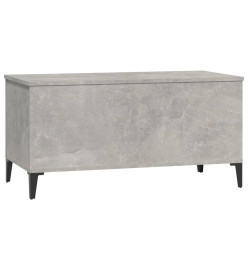 Table basse Gris béton 90x44,5x45 cm Bois d'ingénierie