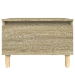 Table d'appoint Chêne sonoma 50x46x35 cm Bois d'ingénierie