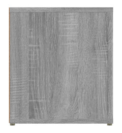 Meuble TV Sonoma gris 80x31,5x36 cm Bois d'ingénierie