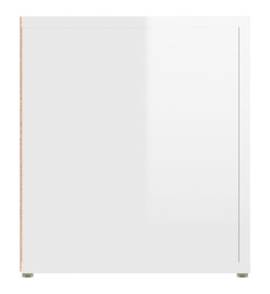 Meubles TV 2 pcs Blanc brillant 80x31,5x36 cm Bois d'ingénierie