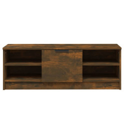 Meuble TV Chêne fumé 102x35,5x36,5 cm Bois d'ingénierie