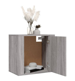 Tables de chevet murales 2 pcs Sonoma gris 50x30x47 cm