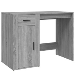 Bureau Sonoma gris 100x49x75 cm Bois d'ingénierie