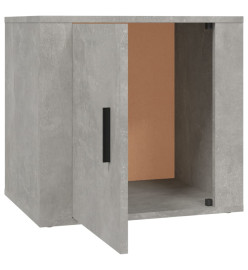 Tables de chevet 2 pcs Gris béton 50x39x47 cm