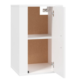 Meubles TV muraux 2 pcs Blanc 40x34,5x60 cm