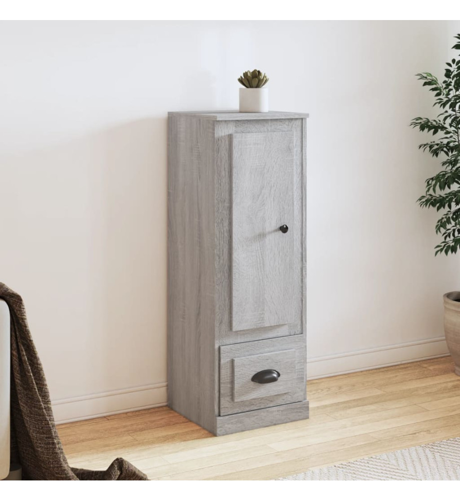 Buffet haut sonoma gris 36x35,5x103,5 cm bois d'ingénierie