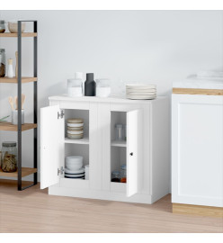 Buffets 2 pcs blanc 37,5x35,5x67,5 cm bois d'ingénierie