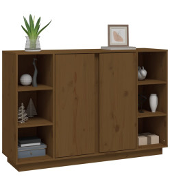 Buffet Marron miel 120x35x80 cm Bois massif de pin