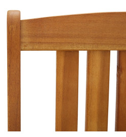 Chaises de jardin 6 pcs Bois d'acacia massif