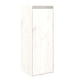 Armoire murale Blanc 30x30x80 cm Bois de pin massif