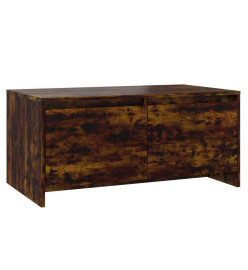 Table basse Chêne fumé 90x50x41,5 cm Aggloméré