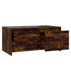 Table basse Chêne fumé 90x50x41,5 cm Aggloméré