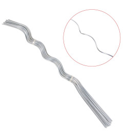 Supports de plantes en spirale 50 pcs Acier galvanisé 110 cm