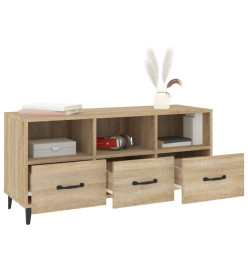 Meuble TV Chêne sonoma 102x35x50 cm Bois d'ingénierie