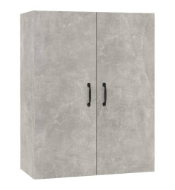 Armoire suspendue Gris béton 69,5x34x90 cm Bois d'ingénierie