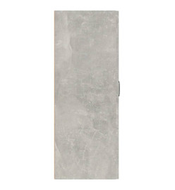 Armoire suspendue Gris béton 69,5x34x90 cm Bois d'ingénierie