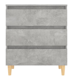 Buffet Gris béton 60x35x69 cm Aggloméré