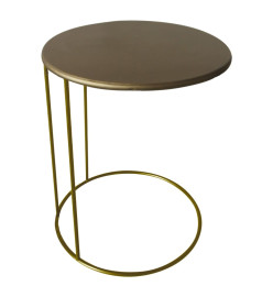 Lesli Living Table d'appoint Emma 40x54,5 cm Doré