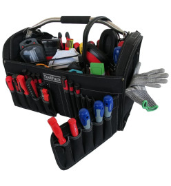 Toolpack Sac à outils portatif Brisk Noir 49 x 30 x 37 cm 360.114