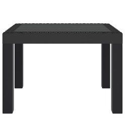 Table de jardin anthracite 59x47x40 cm PP