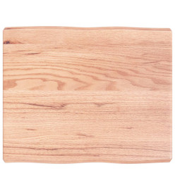 Dessus de table bois chêne massif traité bordure assortie