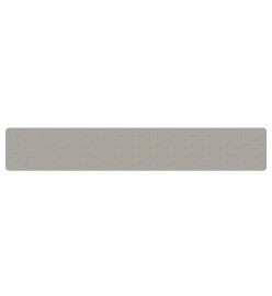 Tapis de couloir aspect sisal taupe 50x300 cm