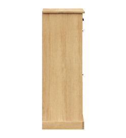 Armoire à chaussures VIGO 60x35x96 cm bois massif de pin