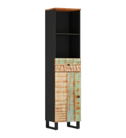 Armoire de salle de bain 38x33x160 cm bois massif récupération