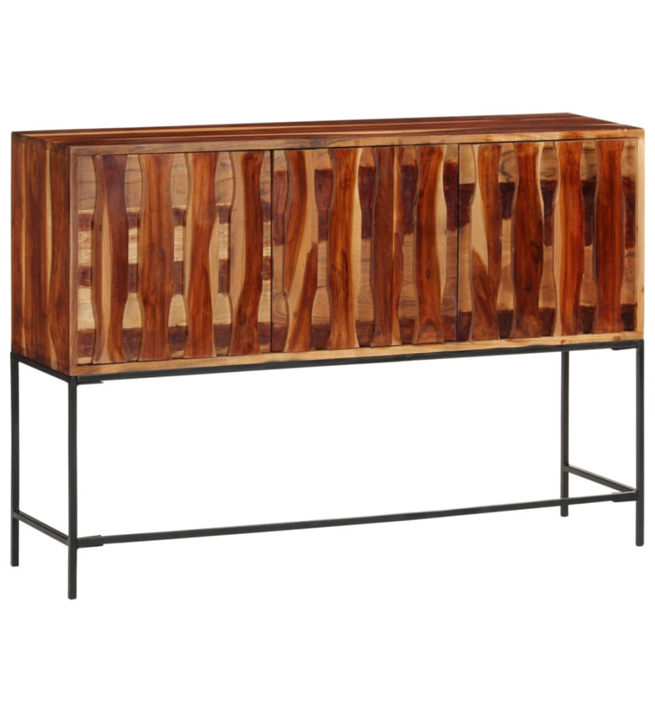 Buffet 110x28x76 cm bois massif d'acacia