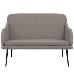 Banc Taupe 110x76x80 cm Tissu