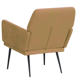 Fauteuil Marron 62x79x79 cm Velours