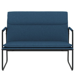 Banc Bleu 100x64x80 cm Tissu