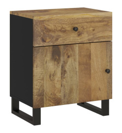 Table de chevet 50x33x60 cm Bois de manguier et d'ingénierie