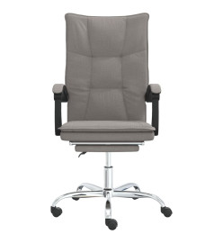 Fauteuil inclinable de bureau Taupe Tissu