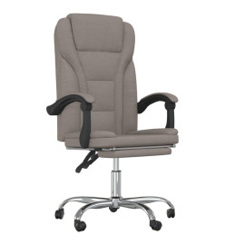 Fauteuil inclinable de bureau Taupe Tissu