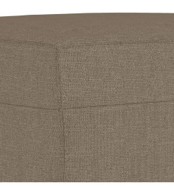 Banc Taupe 100x35x41 cm Tissu