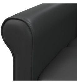 Fauteuil de massage Noir Similicuir