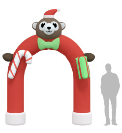 Porte voûtée gonflable de Noël avec LED 380 cm