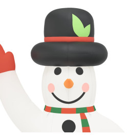 Bonhomme de neige gonflable avec LED 455 cm