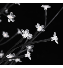 Arbre à LED fleur de cerisier 368 LED Blanc chaud 300 cm