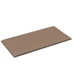 Panneaux muraux 12 pcs Cappuccino 30x15 cm Similicuir 0,54 m²