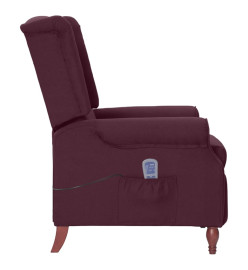 Fauteuil de massage inclinable Violet Tissu