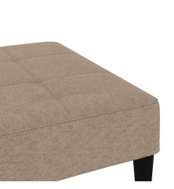 Tabouret Taupe Tissu en microfibre