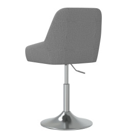 Tabouret de bar Gris foncé Tissu