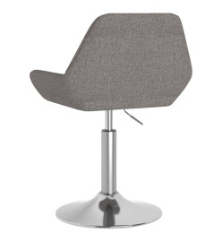 Tabouret de bar Gris foncé Tissu